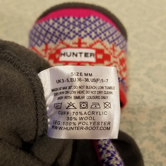 HUNTER Boot liners size MM for US boot size 5-7 - Picture 4 of 4